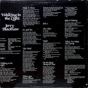 Jerry Blacklaw : Walking In The Light (LP, Album)