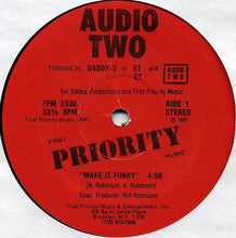 Load image into Gallery viewer, Audio Two : Make It Funky (12&quot;, RE, Red)