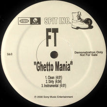 Load image into Gallery viewer, FT* : FB High / Ghetto Mania (12&quot;, Promo)