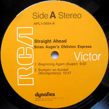 Load image into Gallery viewer, Brian Auger's Oblivion Express : Straight Ahead (LP, Album, Ind)