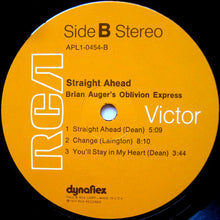 Load image into Gallery viewer, Brian Auger's Oblivion Express : Straight Ahead (LP, Album, Ind)