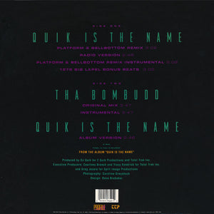 DJ Quik : Quik Is The Name / Tha Bombudd (12", Promo)