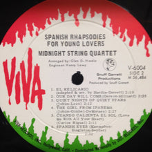 Load image into Gallery viewer, Midnight String Quartet : Spanish Rhapsodies For Young Lovers (LP, Album, Mono)