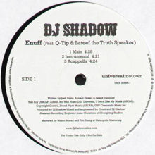 Load image into Gallery viewer, DJ Shadow Feat. Q-Tip &amp; Lateef The Truth Speaker : Enuff (12&quot;, Promo)