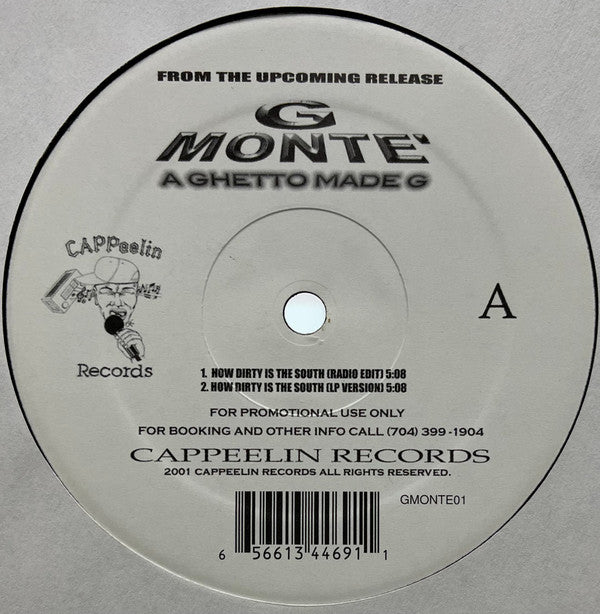 G Monte' : How Dirty Is The South / Love's The Only Thing (12