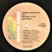 Load image into Gallery viewer, Robert Greenidge And Michael Utley : Mad Music (LP, Club)