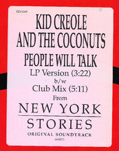 Load image into Gallery viewer, Kid Creole And The Coconuts : People Will Talk (LP Version B/W Club Mix) (12&quot;, Promo)