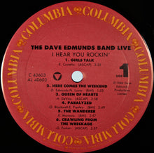 Load image into Gallery viewer, The Dave Edmunds Band Live* : I Hear You Rockin' (LP, Album, Car)