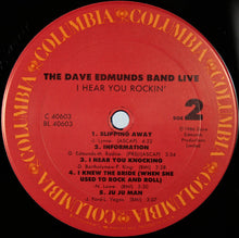 Load image into Gallery viewer, The Dave Edmunds Band Live* : I Hear You Rockin' (LP, Album, Car)