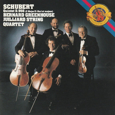 Schubert*, Bernard Greenhouse, Juilliard String Quartet : Quintet D.956 (C Major/C-Dur/ut majeur) (CD, Album, Club)