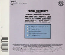 Load image into Gallery viewer, Schubert*, Bernard Greenhouse, Juilliard String Quartet : Quintet D.956 (C Major/C-Dur/ut majeur) (CD, Album, Club)