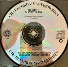 Load image into Gallery viewer, Schubert*, Bernard Greenhouse, Juilliard String Quartet : Quintet D.956 (C Major/C-Dur/ut majeur) (CD, Album, Club)