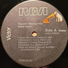 Load image into Gallery viewer, Willie Nelson : Sweet Memories (LP, Comp, Ind)