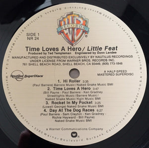 Little Feat : Time Loves A Hero (LP, Album, RE, RM, Hal)