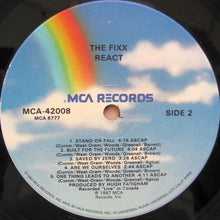 Load image into Gallery viewer, The Fixx : React (LP, Album)
