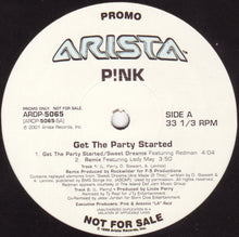 Load image into Gallery viewer, P!NK : Get The Party Started (12&quot;, Promo)