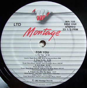 L.T.D* : For You (LP, Album)