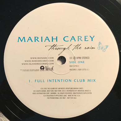 Mariah Carey : Through The Rain (Remixes) (2x12
