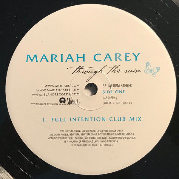 Mariah Carey : Through The Rain (Remixes) (2x12