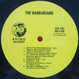 The Barbarians : The Barbarians (LP, Album, RE)