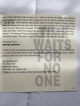 Load image into Gallery viewer, George Jackson (26) : Time Waits For No One (CD, Album)