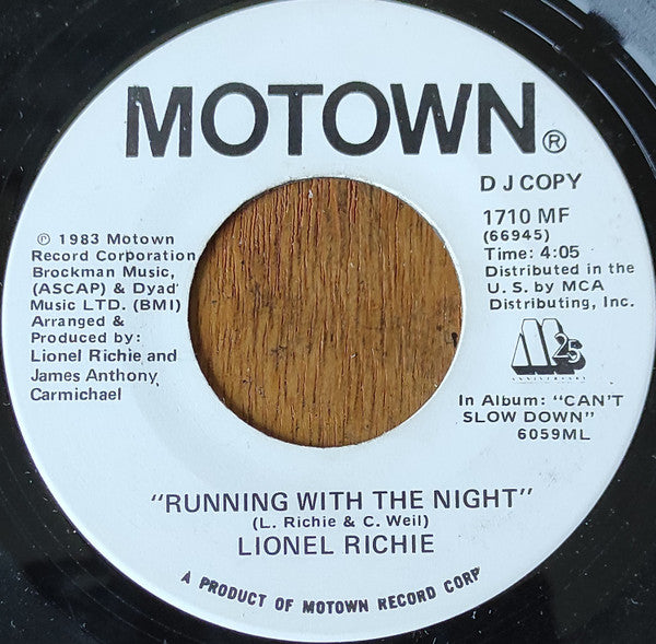 Lionel Richie : Running With The Night (7