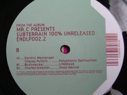 Various : Mr.C Presents Subterrain 100% Unreleased (Disc 2) (12