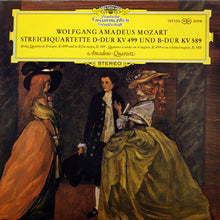 Load image into Gallery viewer, Wolfgang Amadeus Mozart - Amadeus-Quartett : Streichquartette D-Dur KV 499 Und B-Dur KV 589 (LP)