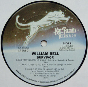 William Bell : Survivor (LP, Album)