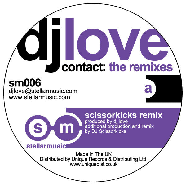 DJ Love : Contact: The Remixes (2x12