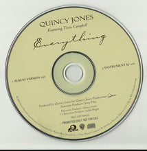 Load image into Gallery viewer, Quincy Jones Featuring Tevin Campbell : Everything (CD, Single, Promo)