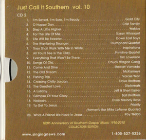 Various : Just Call It Southern Vol. 10 (2xCD, Comp)