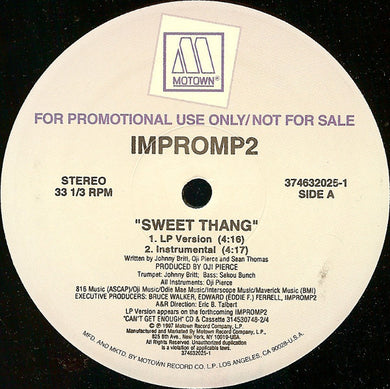 Impromp2 : Sweet Thang / Angel (12