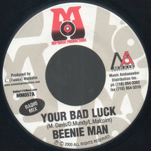 Load image into Gallery viewer, Beenie Man : Your Bad Luck (7")