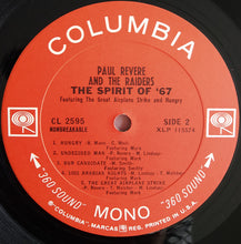 Load image into Gallery viewer, Paul Revere &amp; The Raiders : The Spirit Of '67 (LP, Album, Mono)