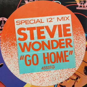 Stevie Wonder : Go Home (12", Promo)