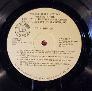 The Free Will Baptist Mass Choir : Call Him Up (LP, Album)