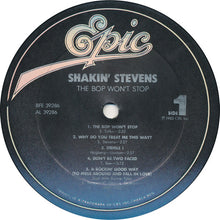 Load image into Gallery viewer, Shakin' Stevens : The Bop Won't Stop (LP, Album, Car)