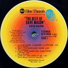 Load image into Gallery viewer, Dave Mason : The Best Of Dave Mason (LP, Comp, RP, Ter)