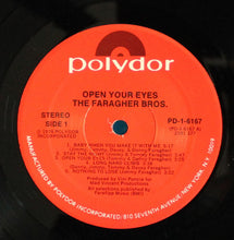 Load image into Gallery viewer, The Faragher Bros.* : Open Your Eyes (LP, Album)