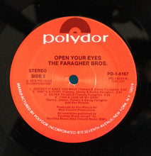 Load image into Gallery viewer, The Faragher Bros.* : Open Your Eyes (LP, Album)