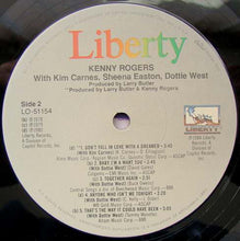 Load image into Gallery viewer, Kenny Rogers With Kim Carnes, Sheena Easton &amp; Dottie West : Duets (LP, Comp)