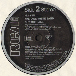 Average White Band : Cut The Cake (LP, Album, RE)