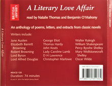 Load image into Gallery viewer, Various Read By Natalie Thomas (4) ,And Benjamin O&#39;Mahony : A Literary Love Affair (CD)