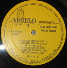 Load image into Gallery viewer, Mahalia Jackson : In The Upper Room With Mahalia Jackson (LP, Comp)