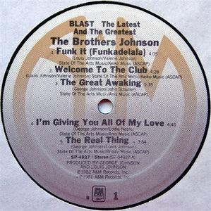 The Brothers Johnson* : Blast! (LP, Album, B-l)