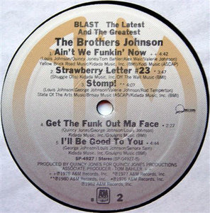 The Brothers Johnson* : Blast! (LP, Album, B-l)