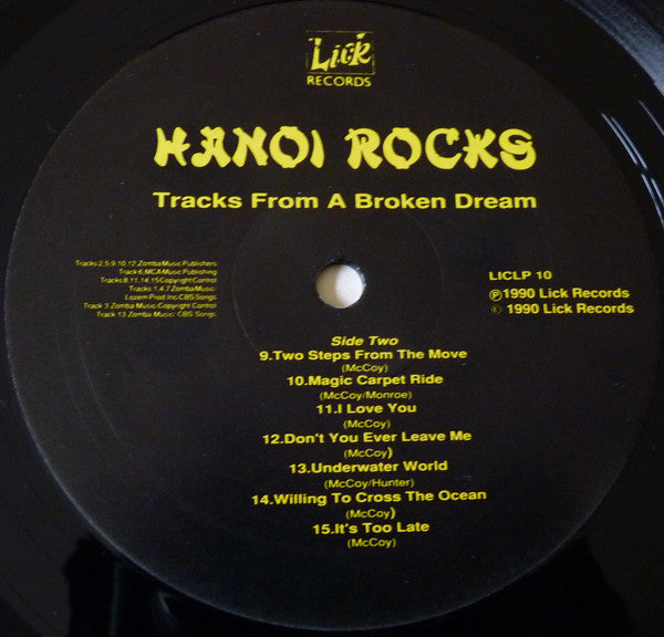 Buy Hanoi Rocks : Tracks From A Broken Dream (LP