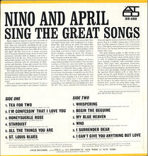 Load image into Gallery viewer, Nino Tempo &amp; April Stevens : Nino And April Sing The Great Songs (LP, Mono)