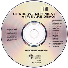 Load image into Gallery viewer, Devo : Q: Are We Not Men? A: We Are Devo! (CD, Album, RE)